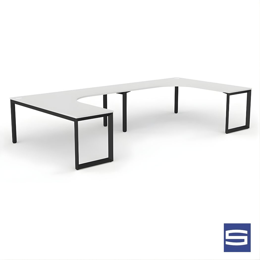 Venzo Workstation - User 90 Degree Workspace - Image 2