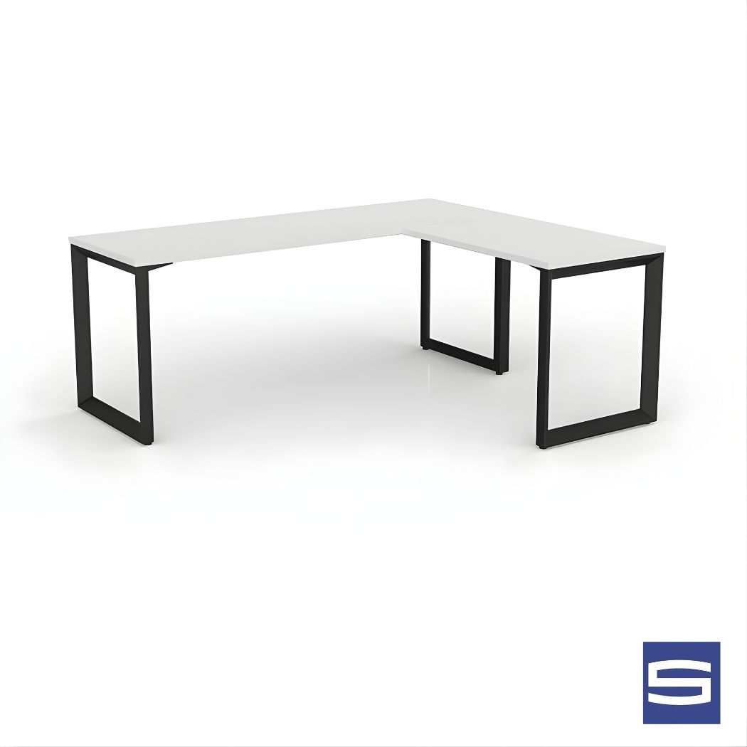 Venzo Workstation - Desk With Return Only - Image 2