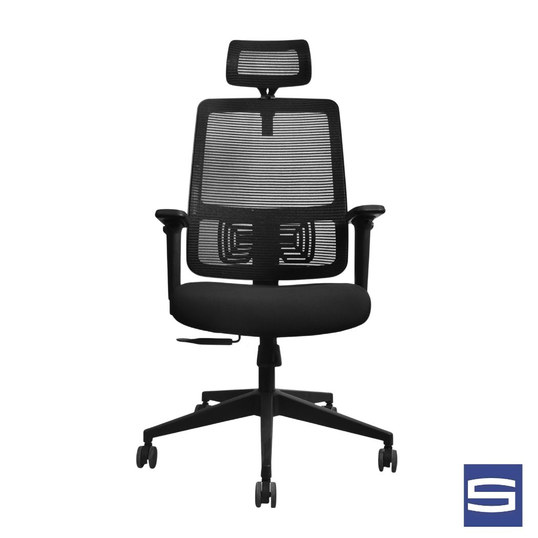 Raise High Back Chair-Black - Image 3