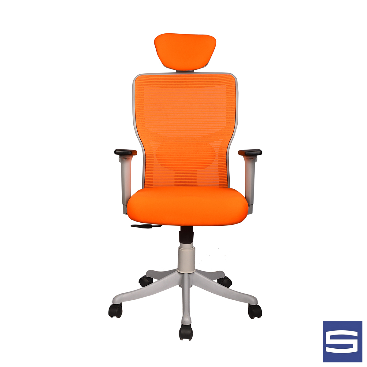 Caliber High Back Chair-Orange - Image 2