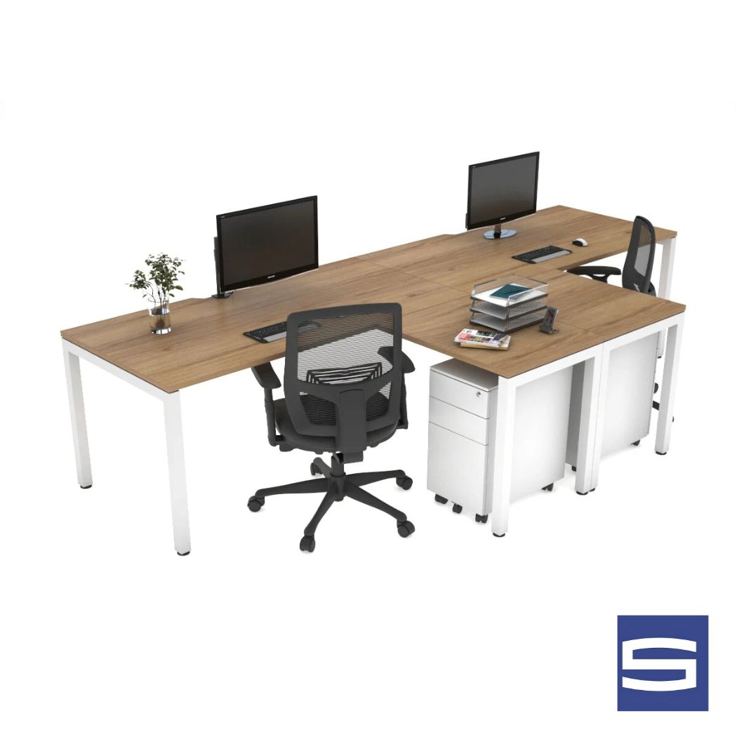 2 X Person Workstation - No Partition - Image 2