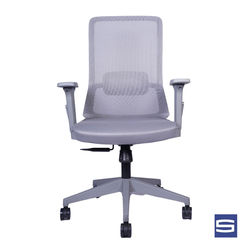 Allure Mid Back Chair - Grey - Image 2