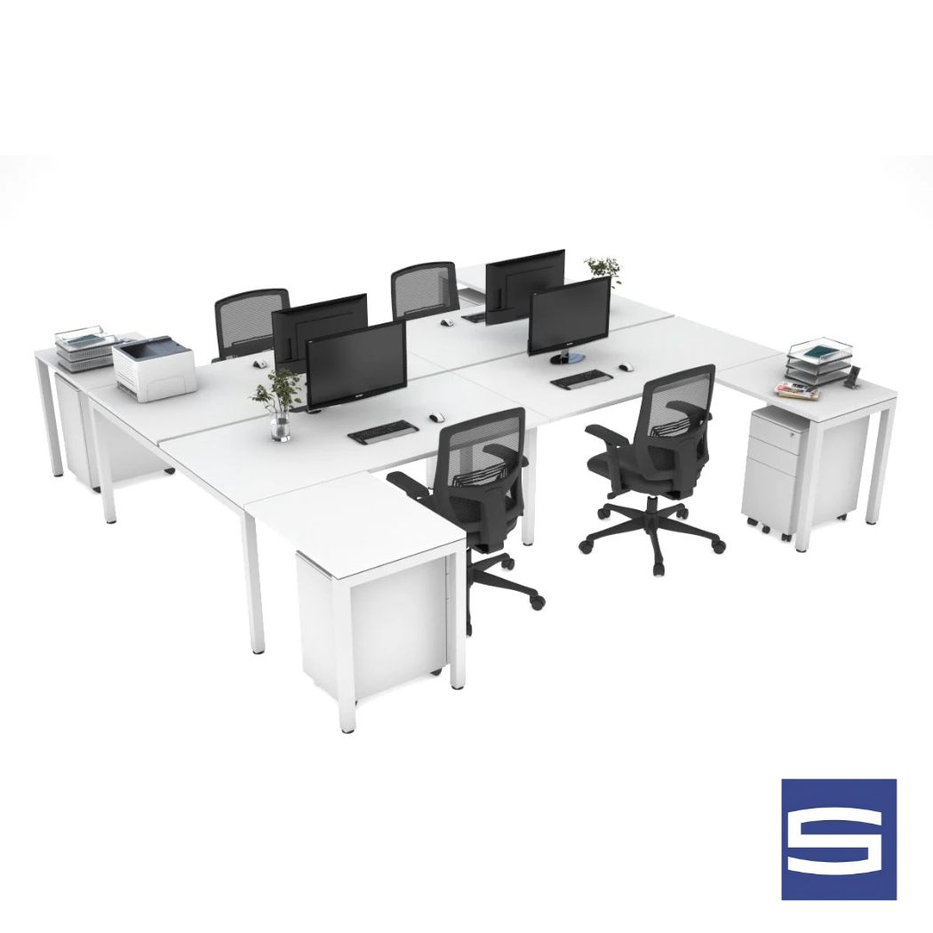 4 X Person Workstation – No Partition - Image 2