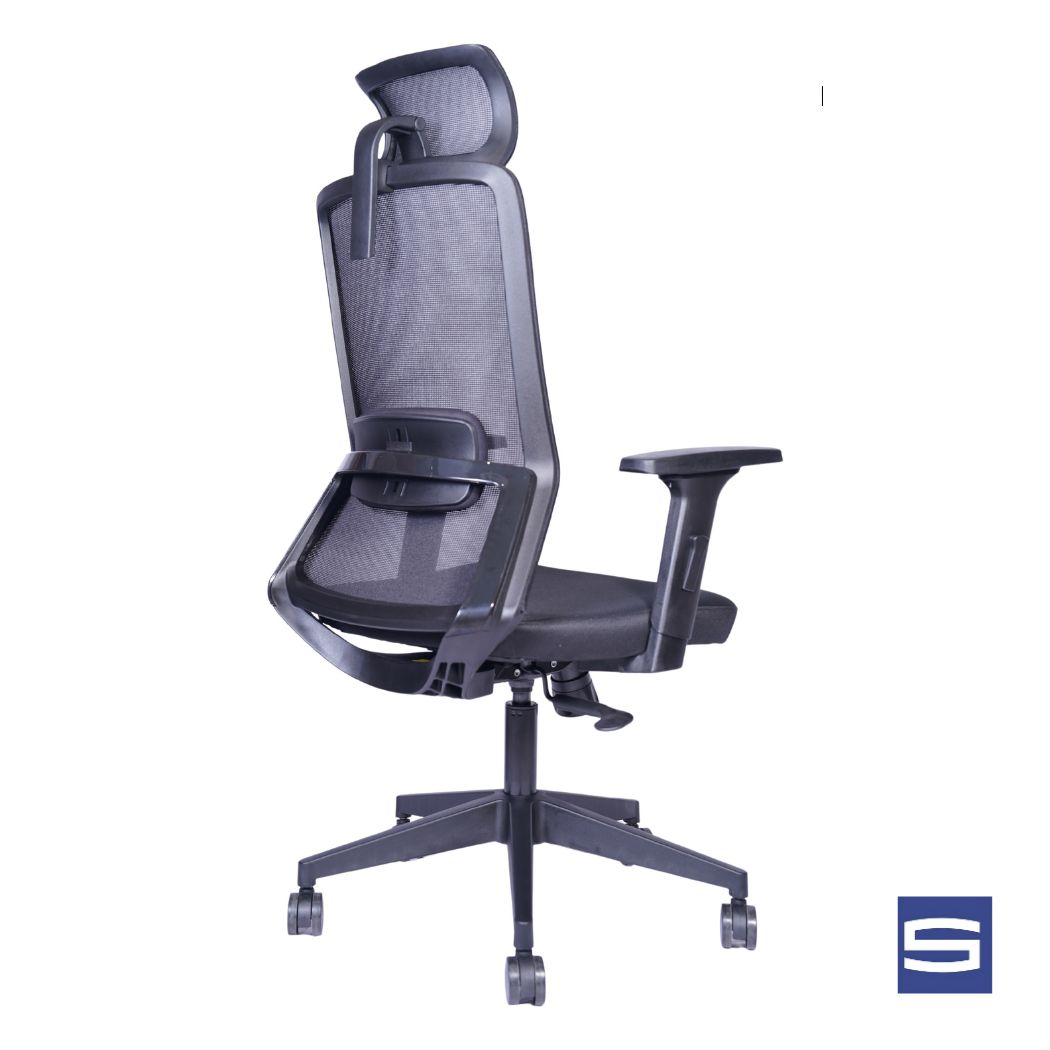 Allure High Back Chair - Black - Image 2