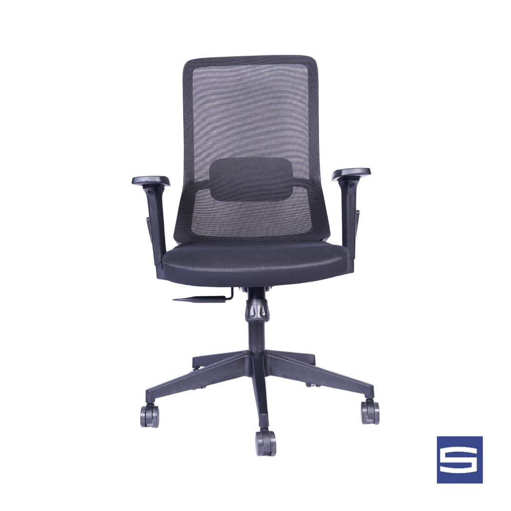 Allure Mid Back Chair - Black - Image 2