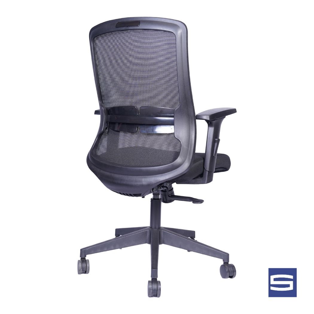 Solace Mid Back Chair – Black - Image 2