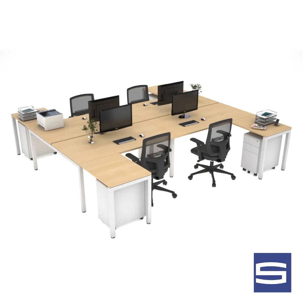 4 X Person Workstation – No Partition - Image 3