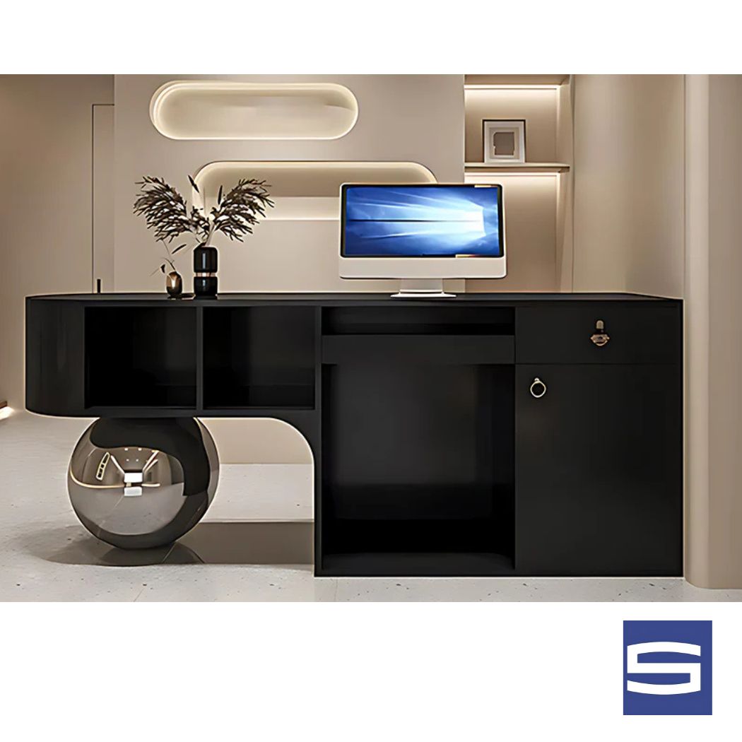 Globe Reception Desk - Image 3