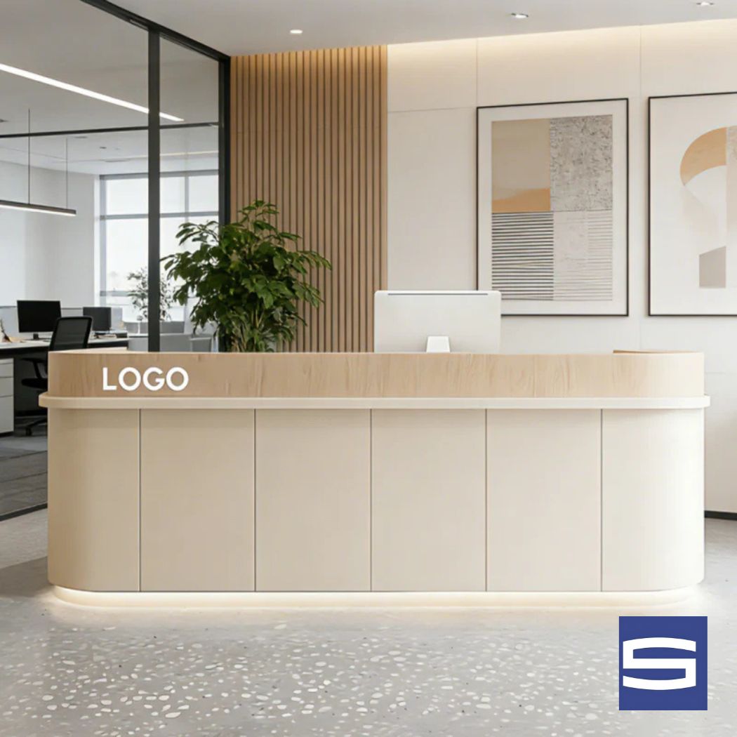 Curve Reception Desk - Image 2