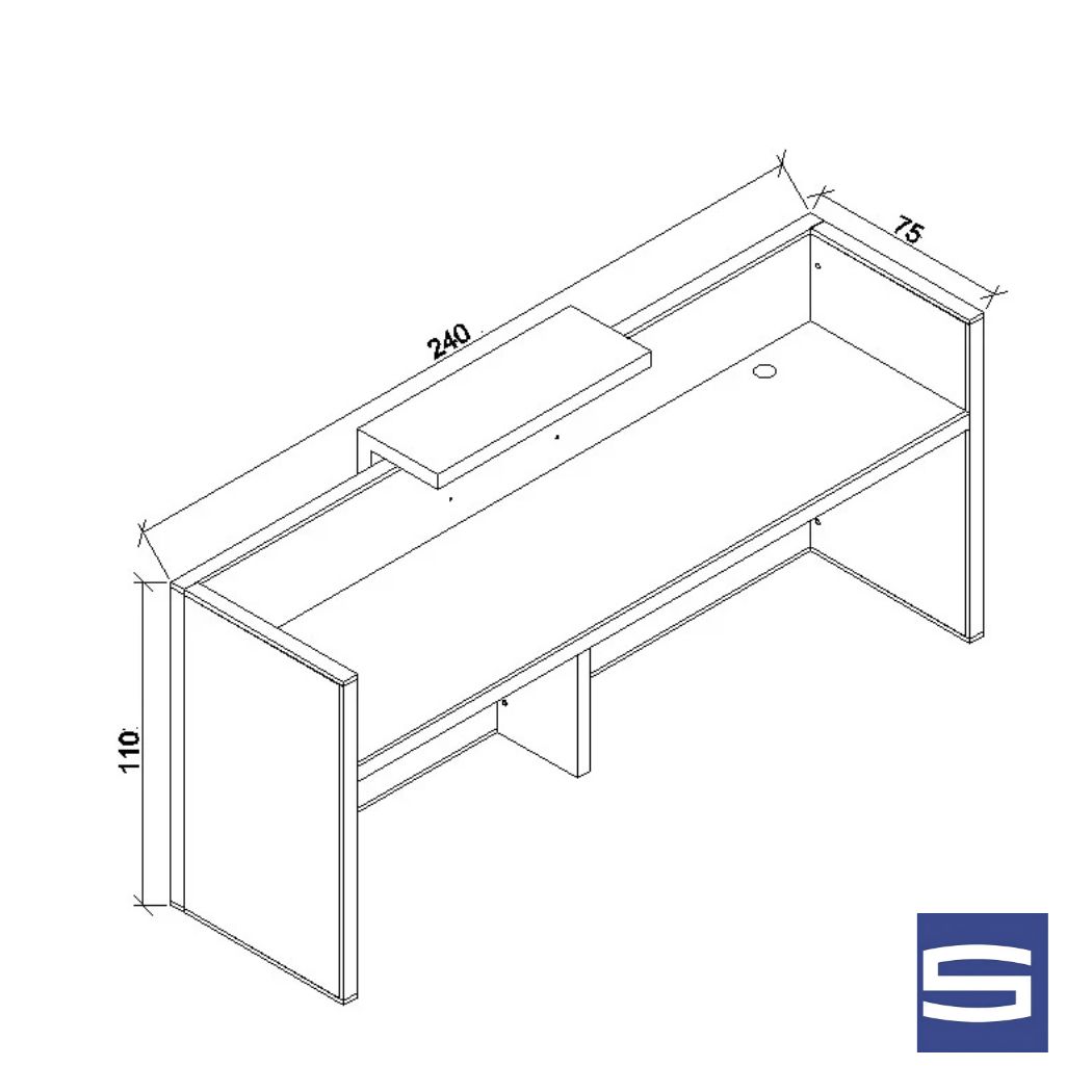 Bliss Reception Desk - Image 4