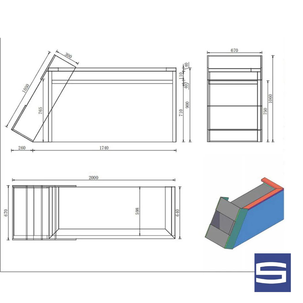Hut Reception Desk - Image 4