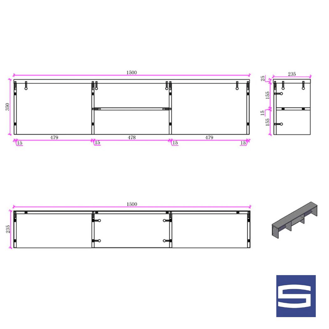 Grid Reception Desk - Image 4