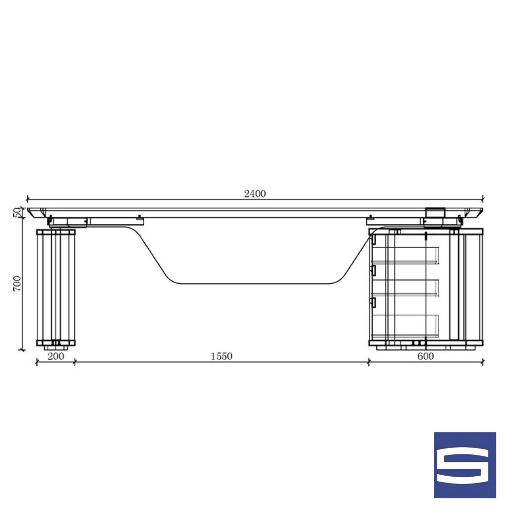 Star Executive Desk - Image 4