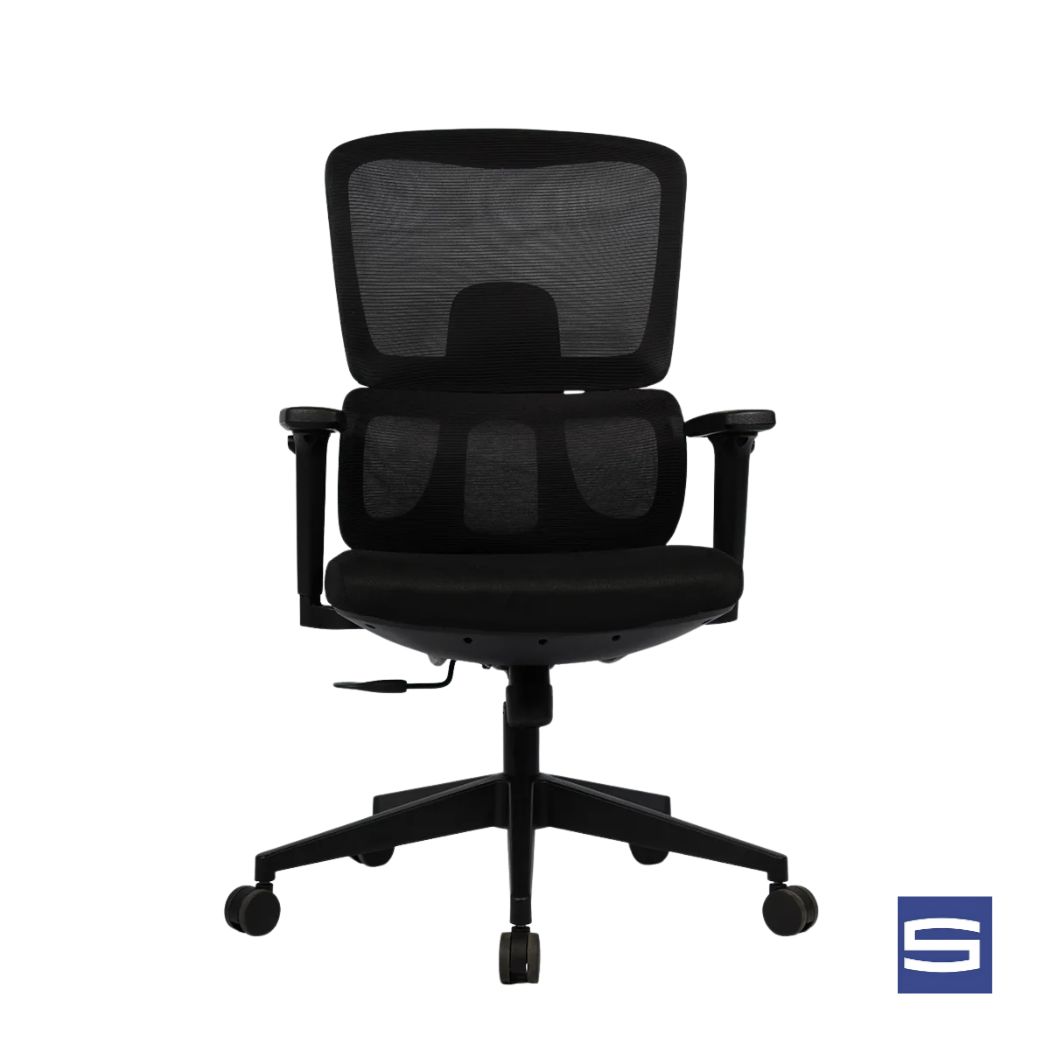 Adore Mid Back Chair – Black - Image 3