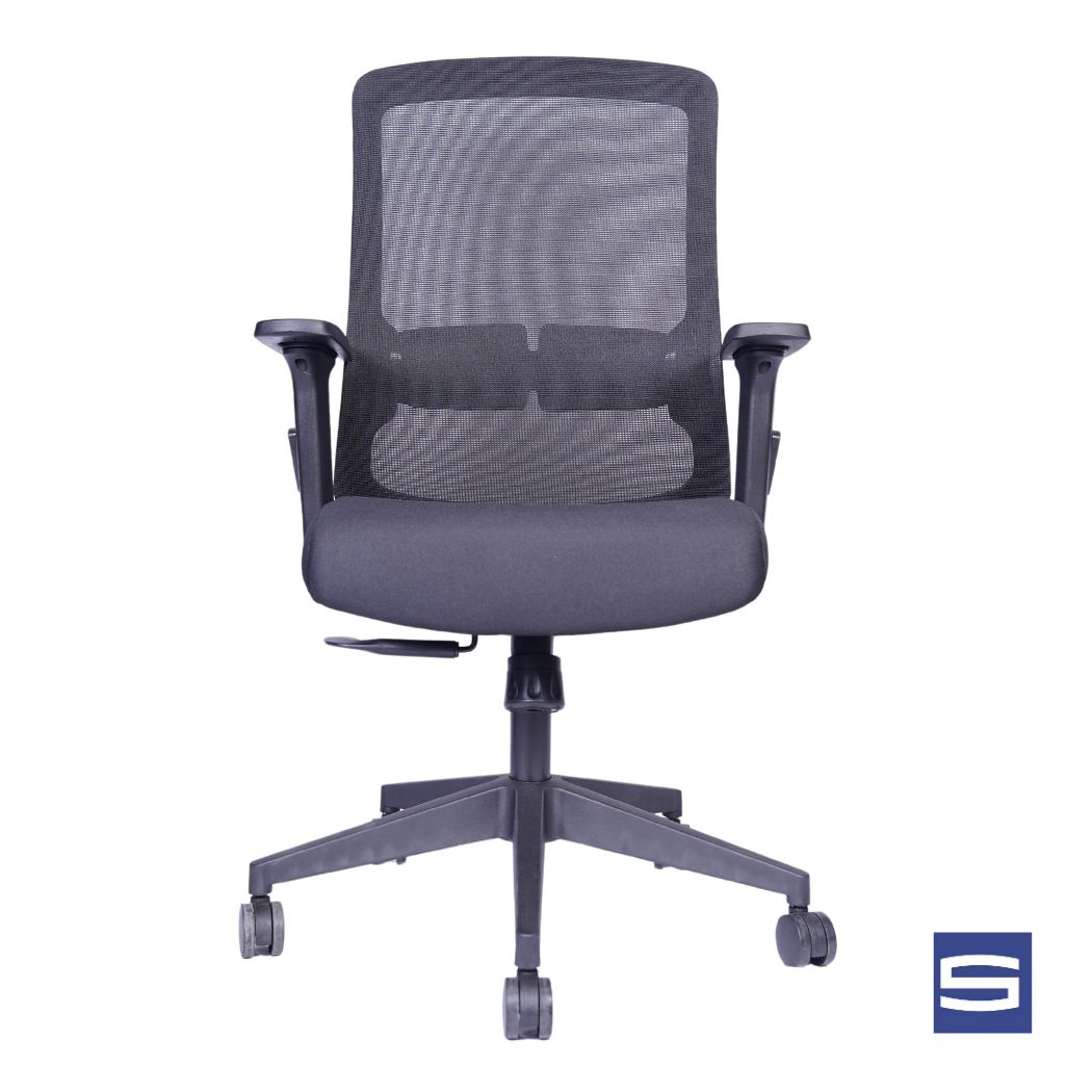 Solace Mid Back Chair – Black - Image 3