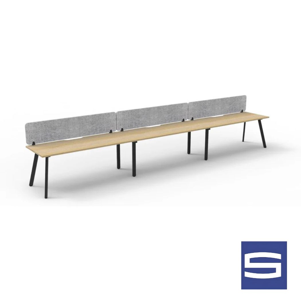 Single Sided 3 Person Workstation - Image 2