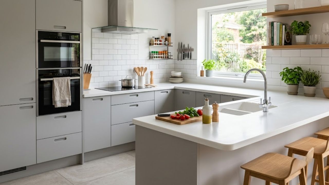Modern Kitchen Corian Top